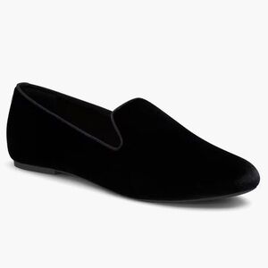 Birdies Original Starling Loafer - Smoking Slipper in Black Velvet